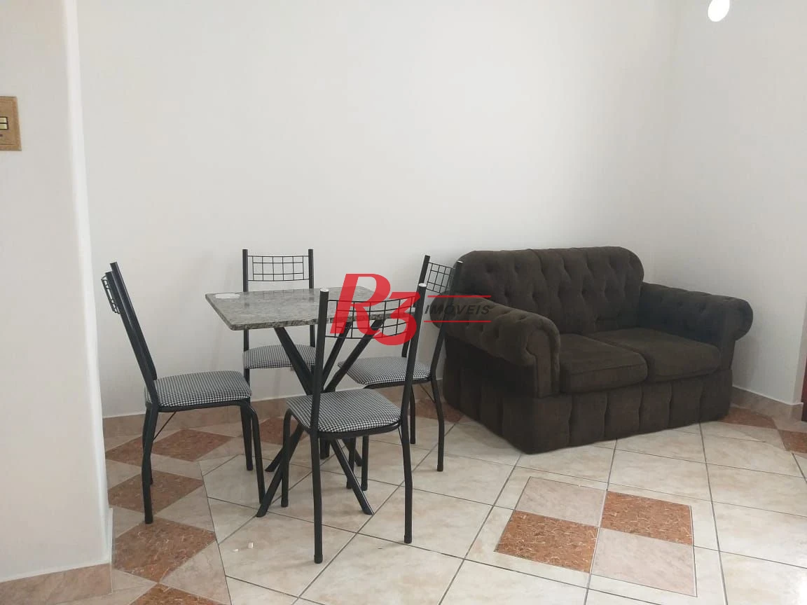 Apartamento com 1 dormitório para alugar, 63 m² por R$ 4.065,00/mês - José Menino - Santos/SP