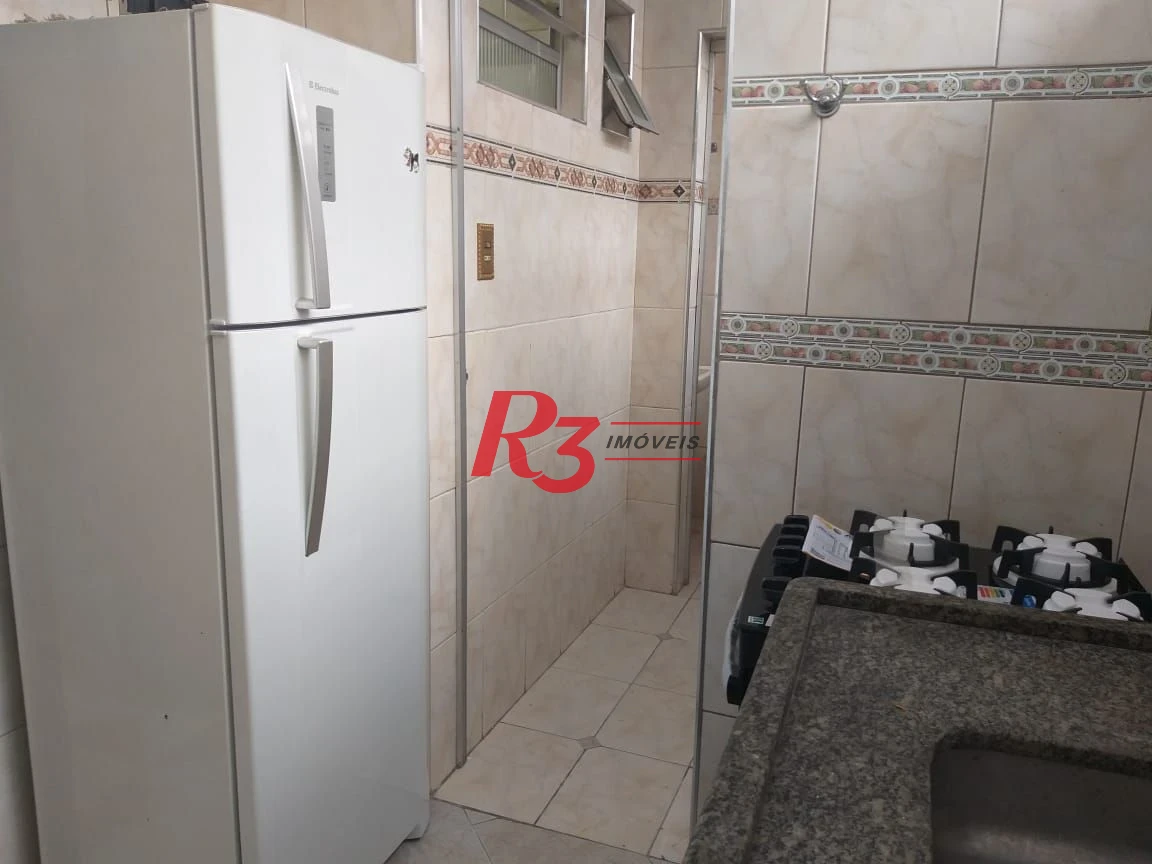 Apartamento com 1 dormitório para alugar, 63 m² por R$ 4.065,00/mês - José Menino - Santos/SP