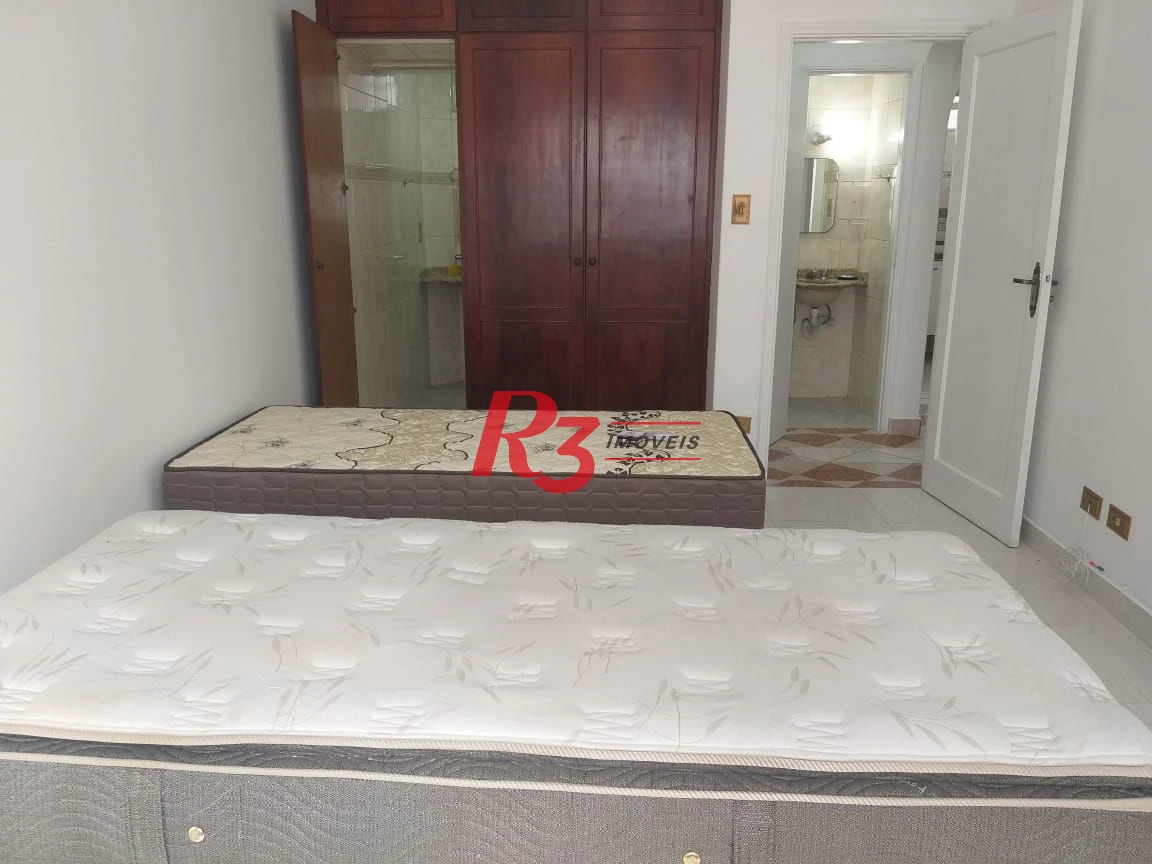 Apartamento com 1 dormitório para alugar, 63 m² por R$ 4.065,00/mês - José Menino - Santos/SP