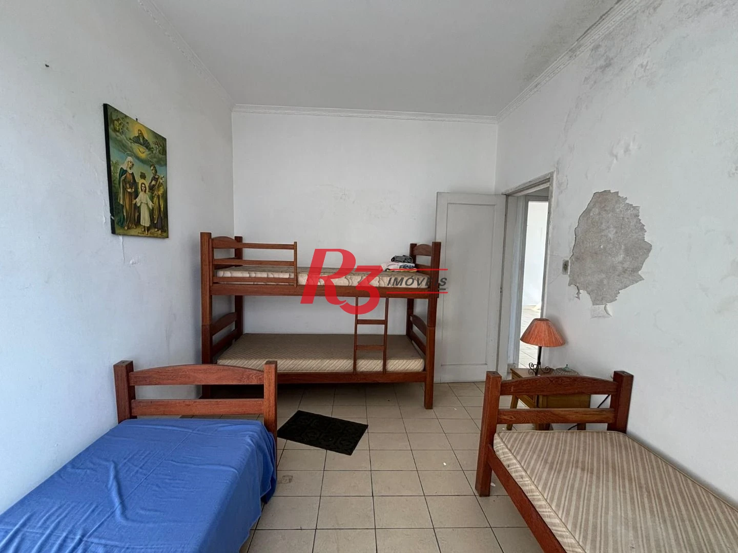 Apartamento com 2 dormitórios frente praia - Embaré - Santos