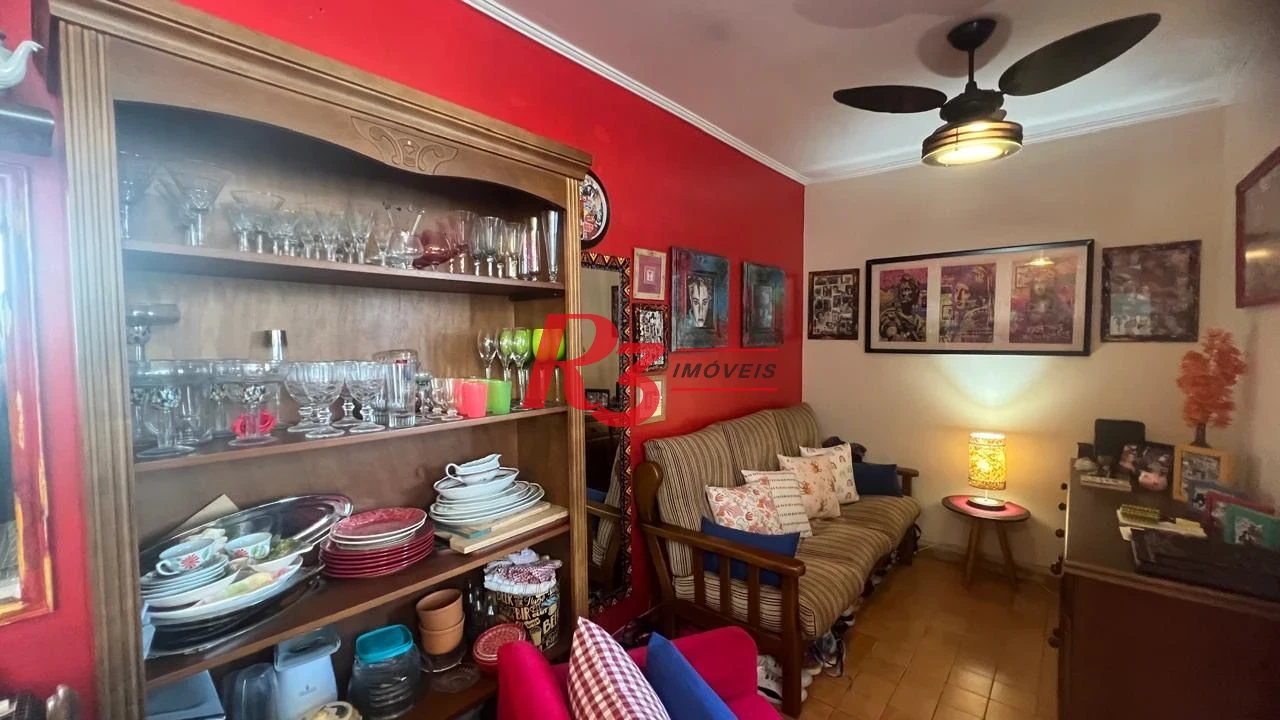 Apartamento com 1 dormitório à venda, 42 m² por R$ 390.000,00 - José Menino - Santos/SP