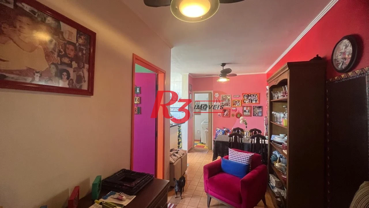 Apartamento com 1 dormitório à venda, 42 m² por R$ 390.000,00 - José Menino - Santos/SP