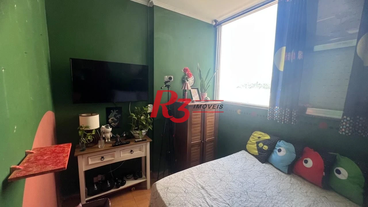 Apartamento com 1 dormitório à venda, 42 m² por R$ 390.000,00 - José Menino - Santos/SP