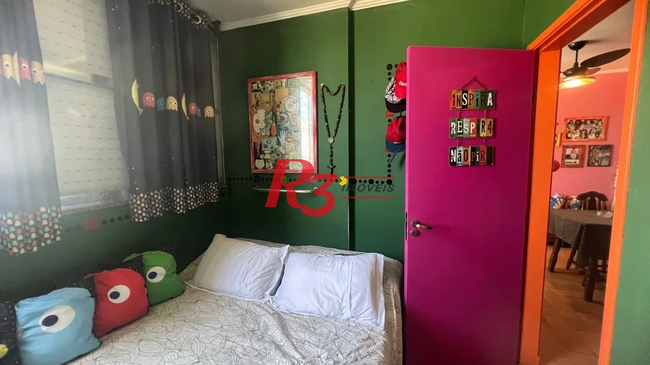 Apartamento com 1 dormitório à venda, 42 m² por R$ 390.000,00 - José Menino - Santos/SP