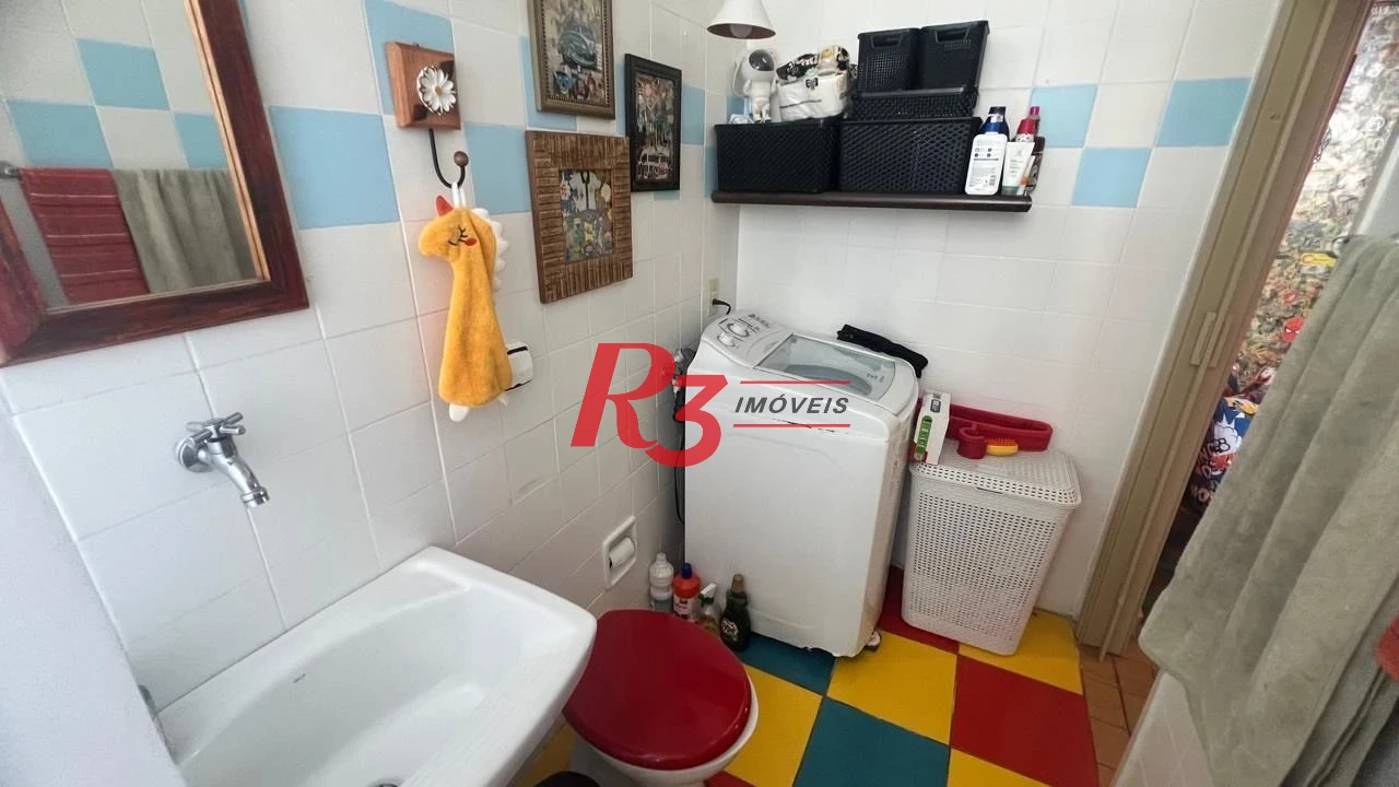 Apartamento com 1 dormitório à venda, 42 m² por R$ 390.000,00 - José Menino - Santos/SP