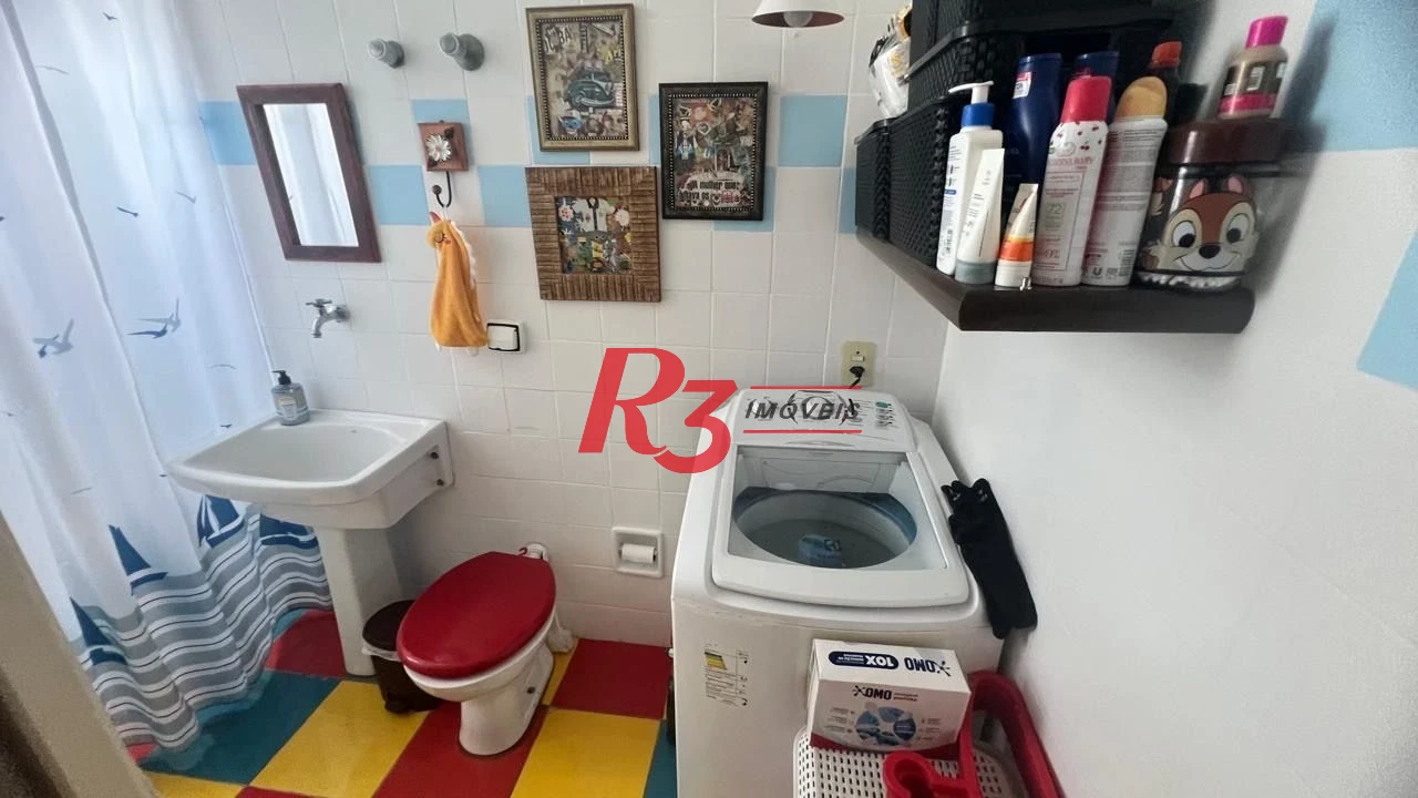 Apartamento com 1 dormitório à venda, 42 m² por R$ 390.000,00 - José Menino - Santos/SP
