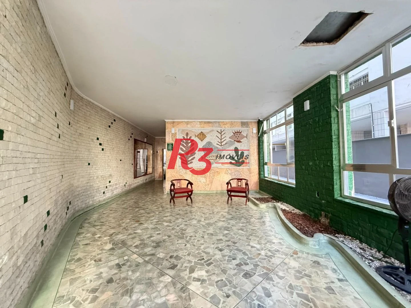 Apartamento com 1 dormitório à venda, 55 m² por R$ 550.000,00 - Boqueirão - Santos/SP