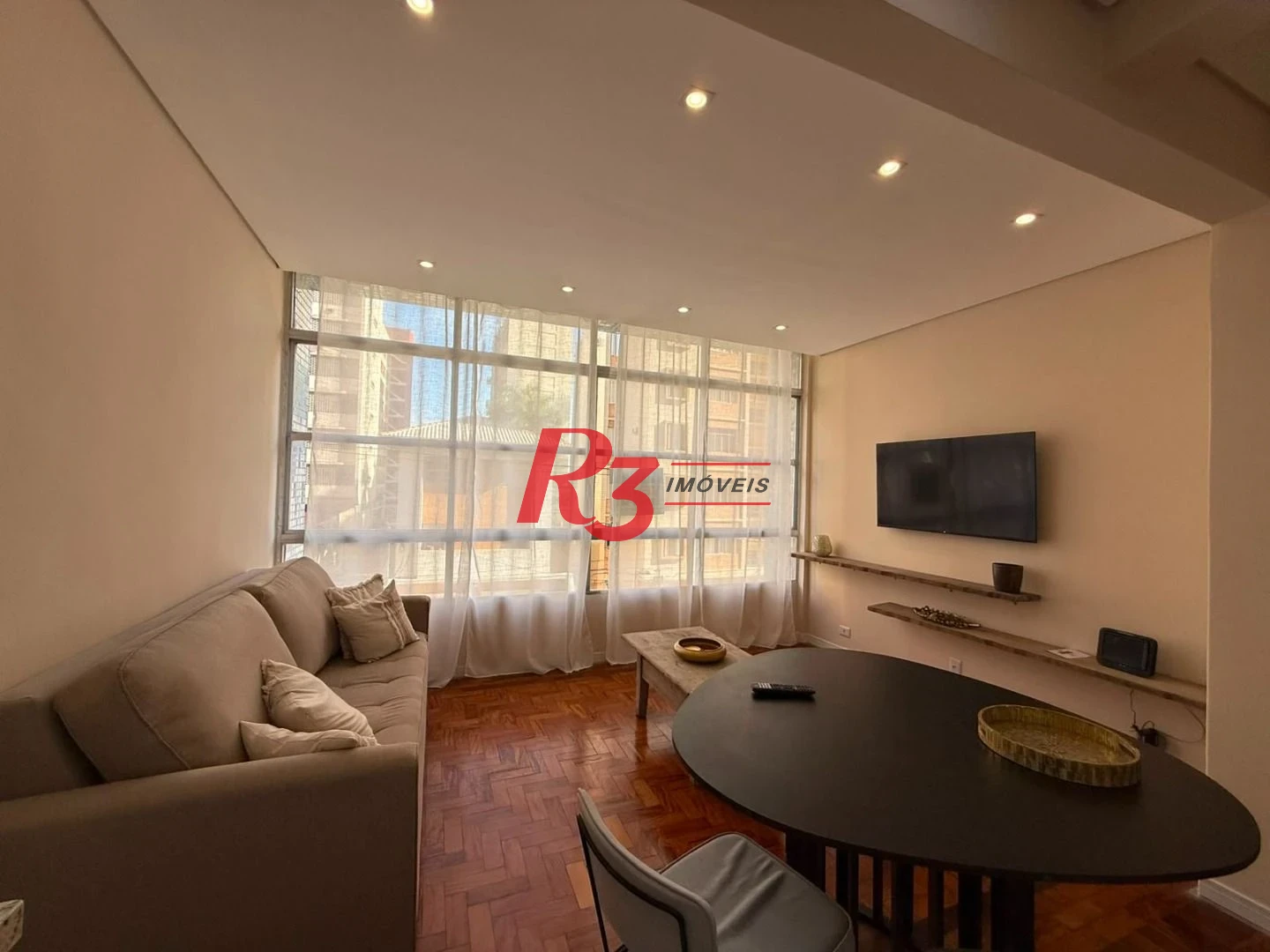 Apartamento com 1 dormitório à venda, 55 m² por R$ 550.000,00 - Boqueirão - Santos/SP