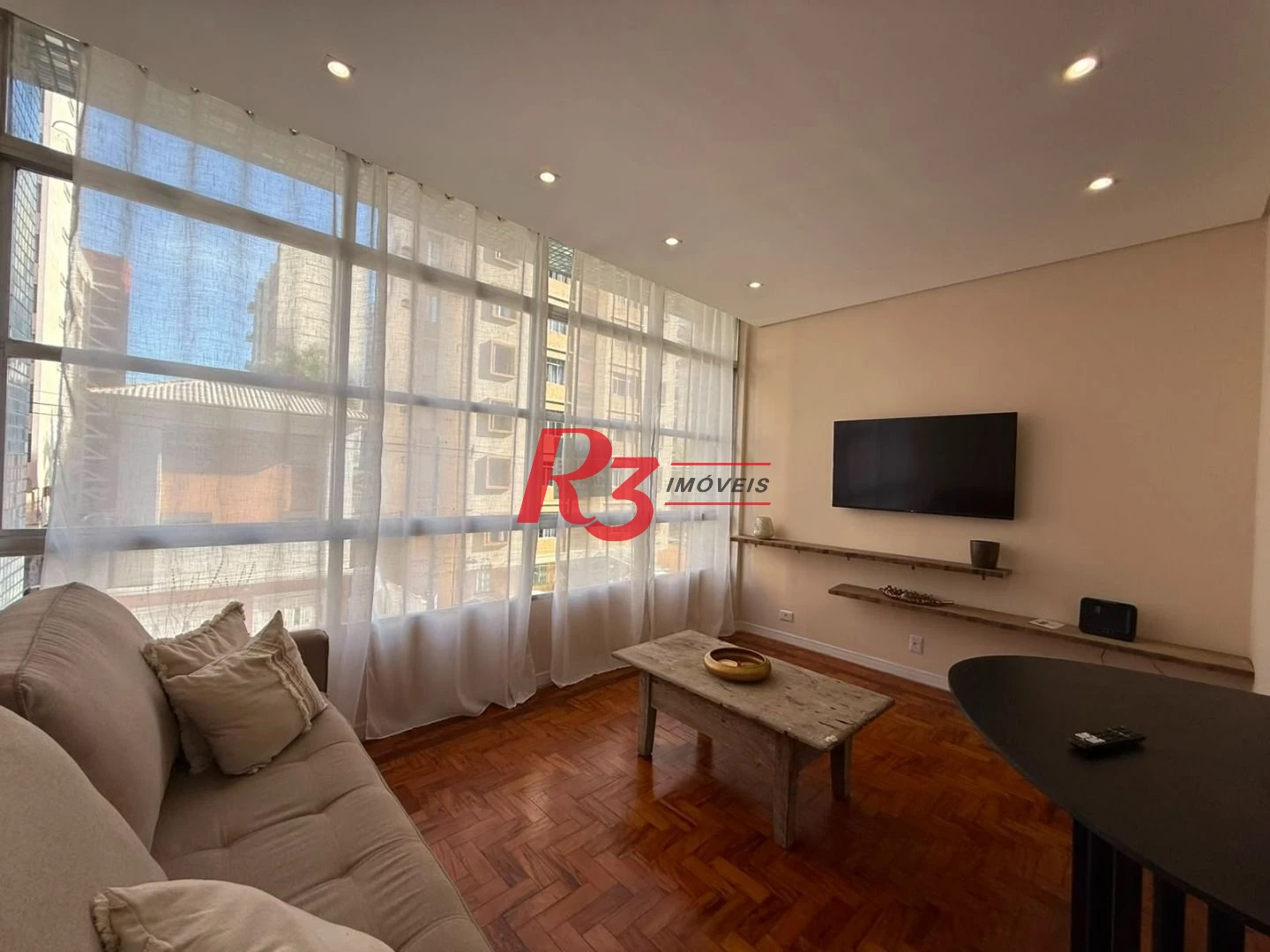 Apartamento com 1 dormitório à venda, 55 m² por R$ 550.000,00 - Boqueirão - Santos/SP