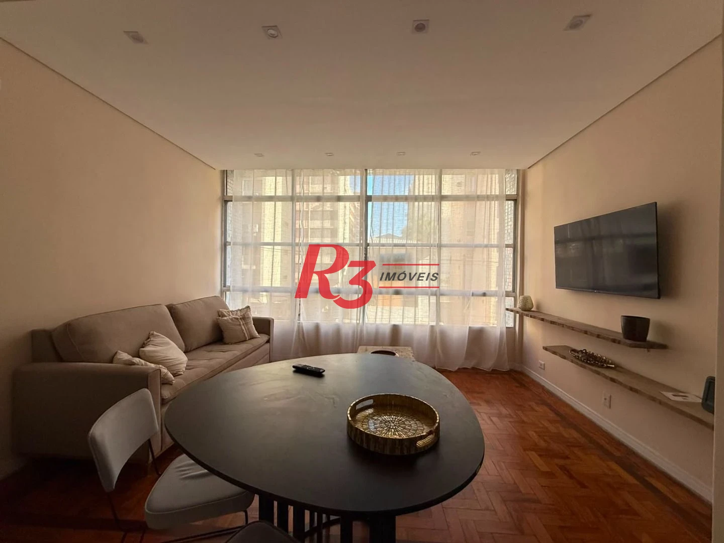 Apartamento com 1 dormitório à venda, 55 m² por R$ 550.000,00 - Boqueirão - Santos/SP