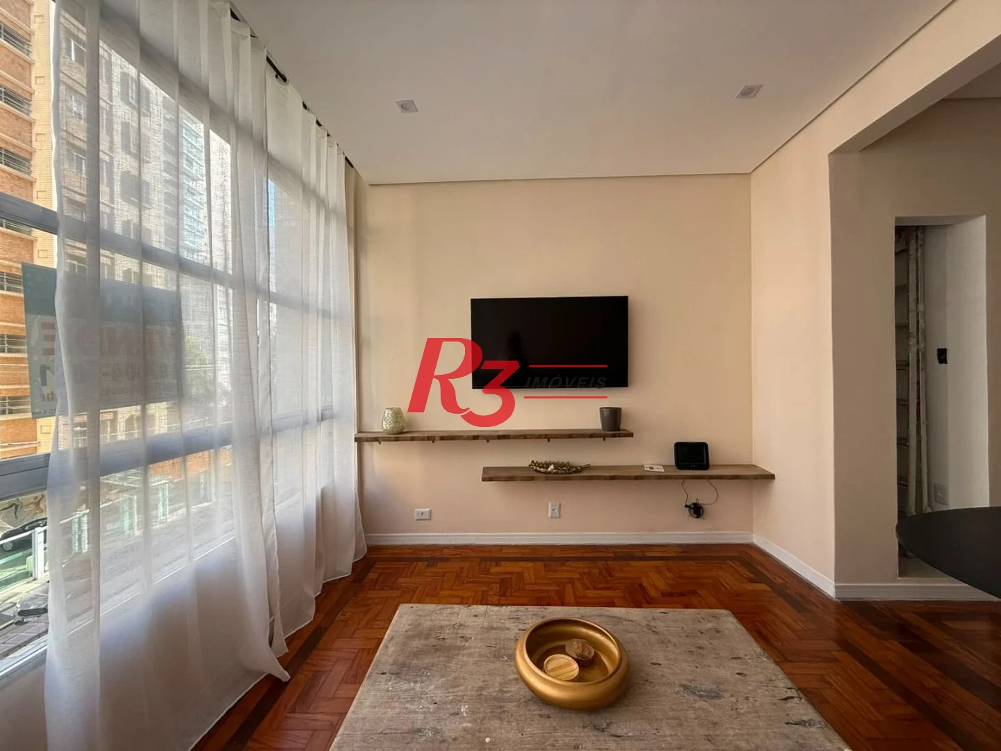Apartamento com 1 dormitório à venda, 55 m² por R$ 550.000,00 - Boqueirão - Santos/SP