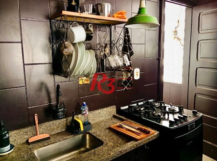 Apartamento com 1 dormitório à venda, 55 m² por R$ 470.000,00 - Boqueirão - Santos/SP