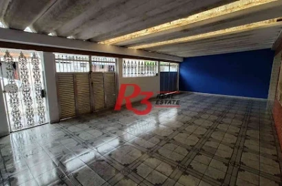 CASA TÉRREA COM EDÍCULA! 3 dormitórios à venda, 161m² área construída e 290,84m² área terreno - Vila Jockei Clube - São Vicente/SP