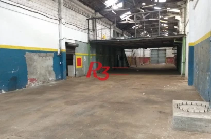 Galpão, 640 m² - venda por R$ 2.130.000,00 ou aluguel por R$ 17.000,00/mês - Chico de Paula - Santos/SP