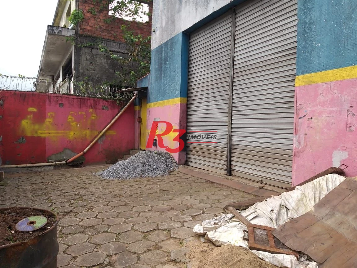 Galpão, 640 m² - venda por R$ 2.130.000,00 ou aluguel por R$ 17.000,00/mês - Chico de Paula - Santos/SP