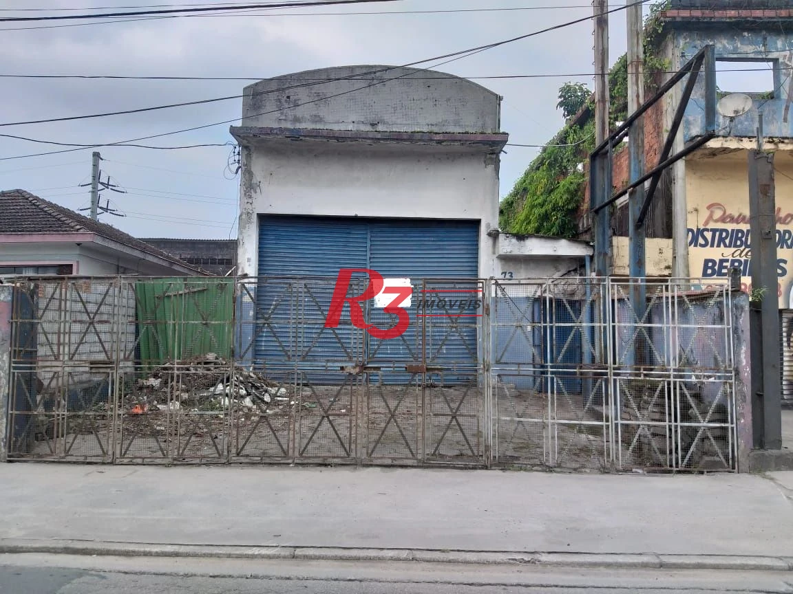 Galpão, 640 m² - venda por R$ 2.130.000,00 ou aluguel por R$ 17.000,00/mês - Chico de Paula - Santos/SP