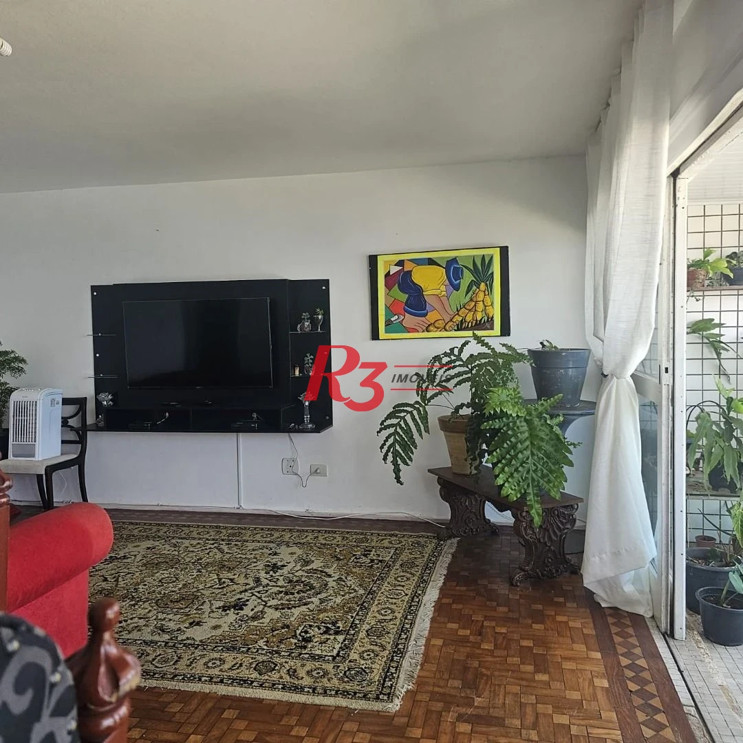 Apartamento com 3 dormitórios à venda, 134 m² por R$ 800.000,00 - Embaré - Santos/SP