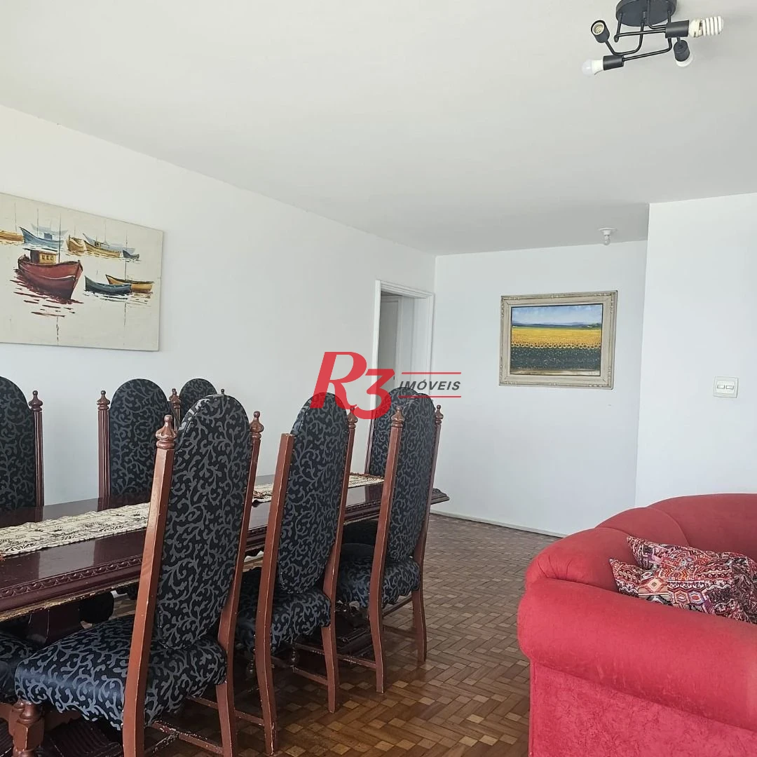 Apartamento com 3 dormitórios à venda, 134 m² por R$ 800.000,00 - Embaré - Santos/SP