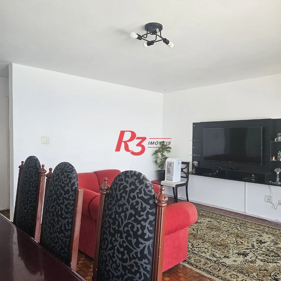Apartamento com 3 dormitórios à venda, 134 m² por R$ 800.000,00 - Embaré - Santos/SP