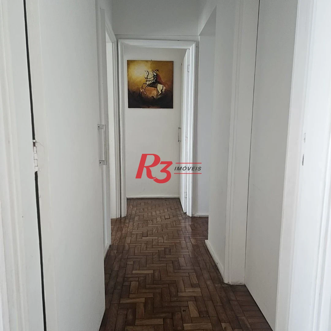 Apartamento com 3 dormitórios à venda, 134 m² por R$ 800.000,00 - Embaré - Santos/SP