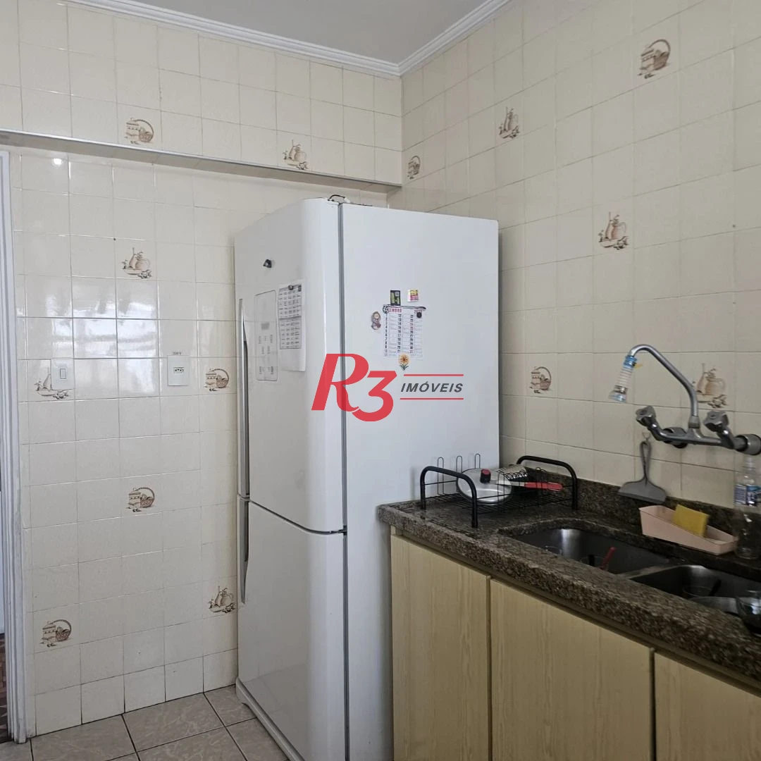 Apartamento com 3 dormitórios à venda, 134 m² por R$ 800.000,00 - Embaré - Santos/SP