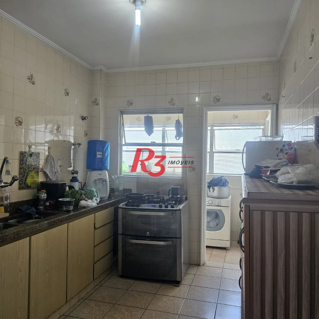 Apartamento com 3 dormitórios à venda, 134 m² por R$ 800.000,00 - Embaré - Santos/SP