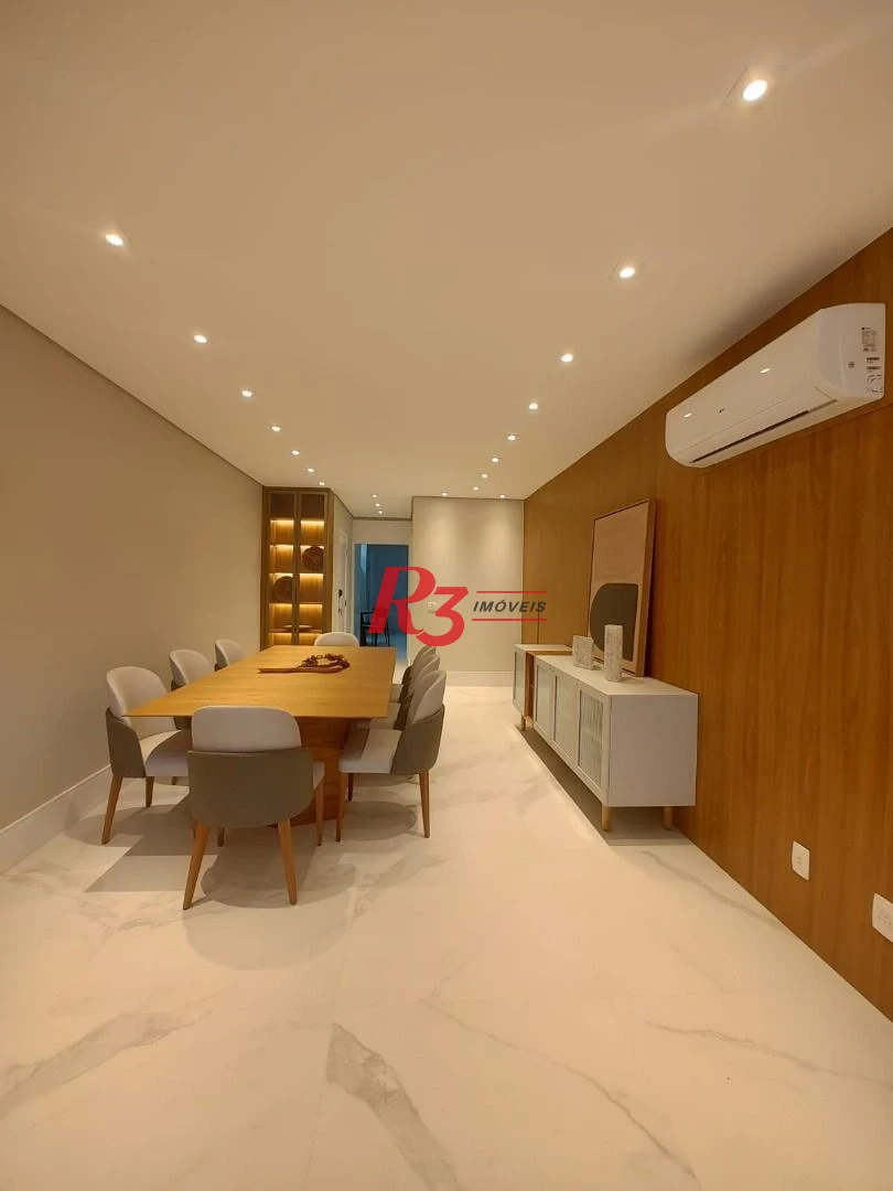 Apartamento com 3 dormitórios à venda, 160 m² por R$ 1.890.000,00 - Pompéia - Santos/SP