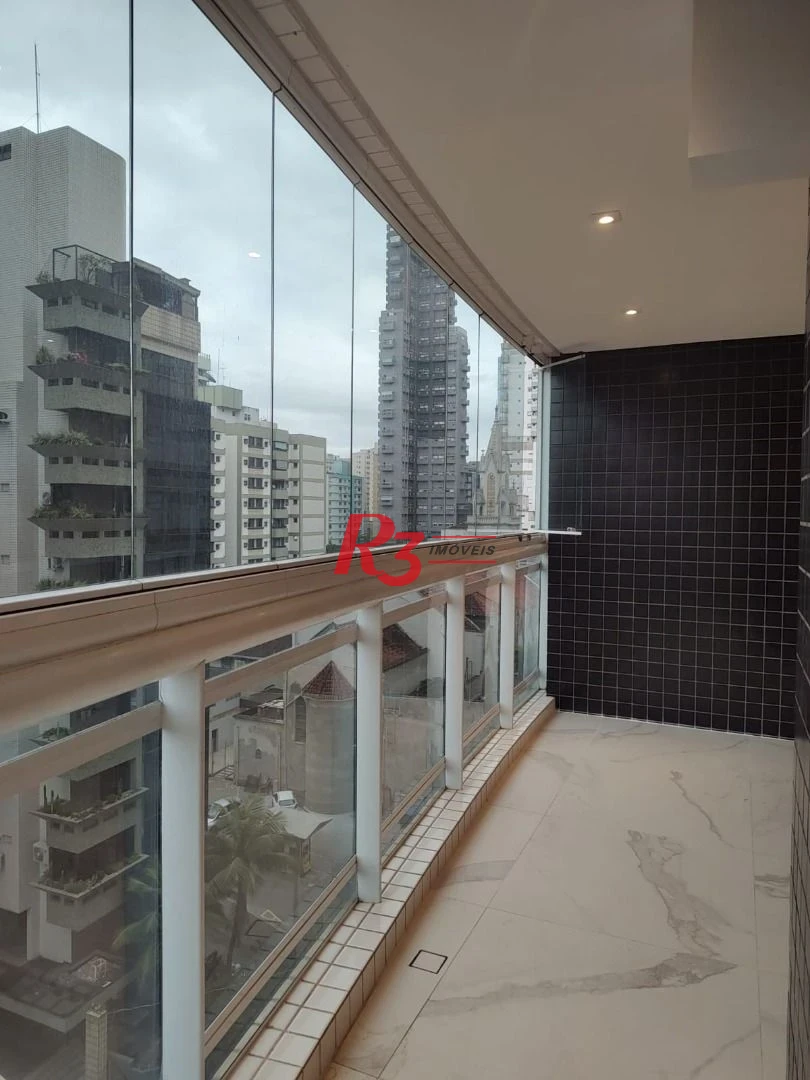 Apartamento com 3 dormitórios à venda, 160 m² por R$ 1.890.000,00 - Pompéia - Santos/SP