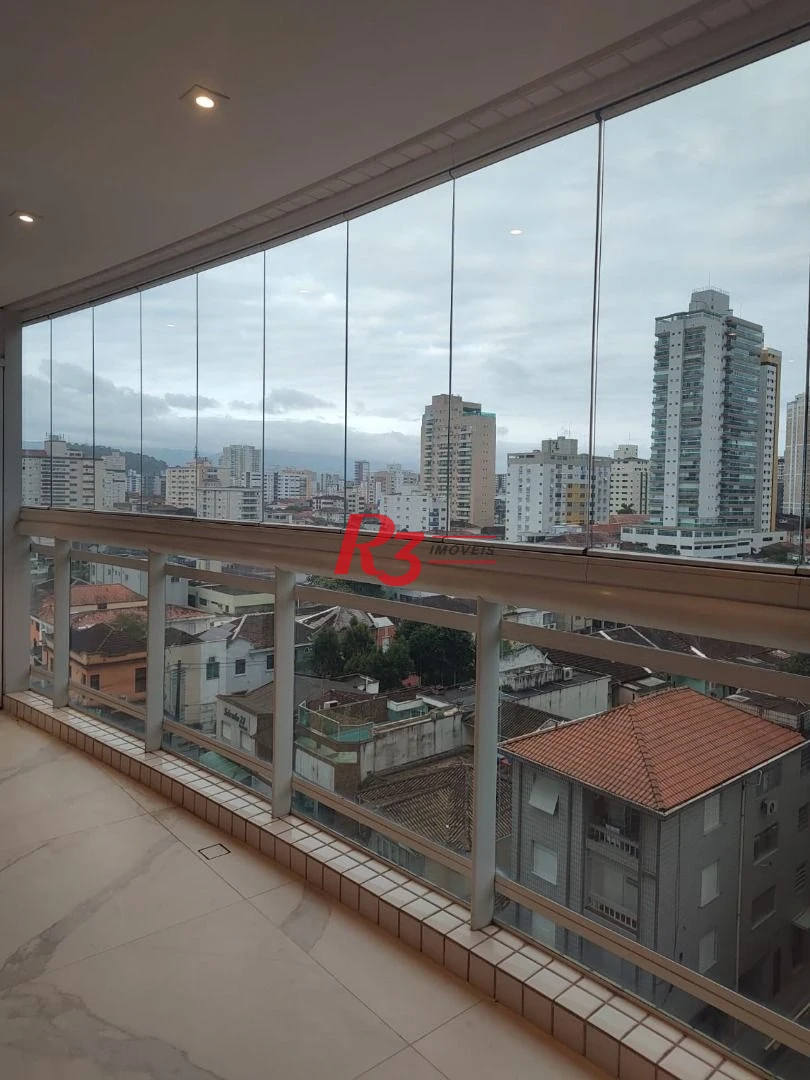 Apartamento com 3 dormitórios à venda, 160 m² por R$ 1.890.000,00 - Pompéia - Santos/SP