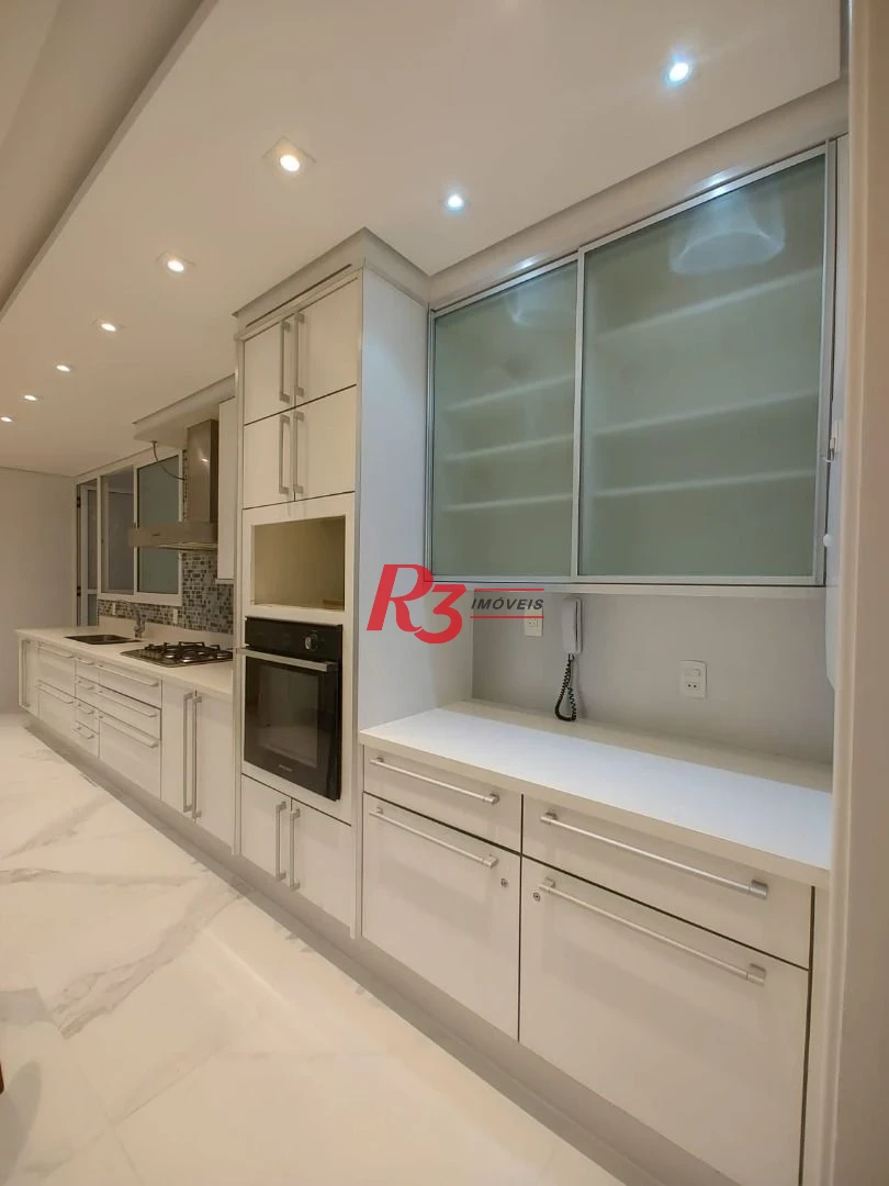 Apartamento com 3 dormitórios à venda, 160 m² por R$ 1.890.000,00 - Pompéia - Santos/SP