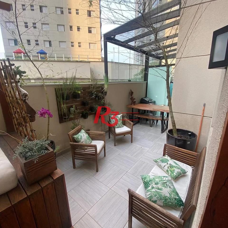 Apartamento Garden à venda, 68 m² por R$ 980.000,00 - Marapé - Santos/SP