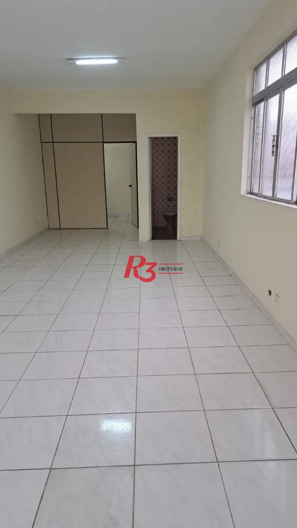 Sala para alugar, 45 m² Embaré - Santos/SP