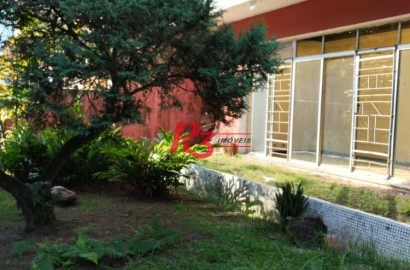 Sobrado para alugar, 306 m² por R$ 26.521,36/mês - Boqueirão - Santos/SP