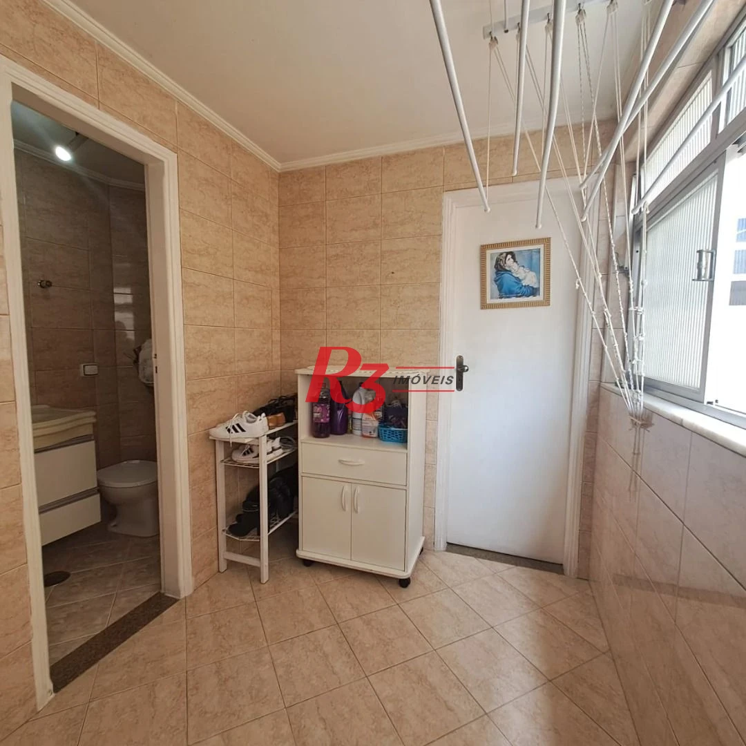 Apartamento Amplo 3 quartos sendo 1 suíte venda Ponta da Praia Santos