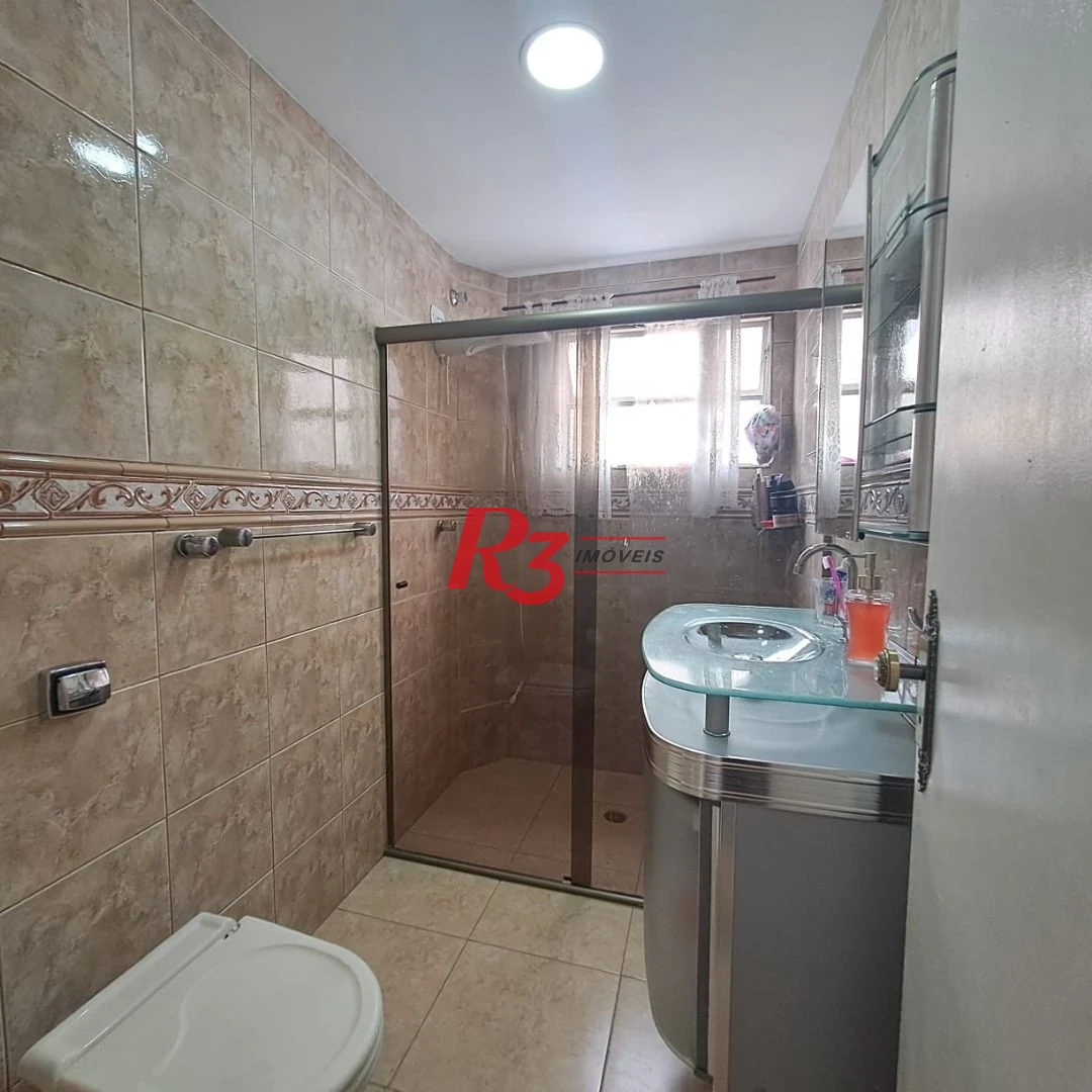 Apartamento Amplo 3 quartos sendo 1 suíte venda Ponta da Praia Santos