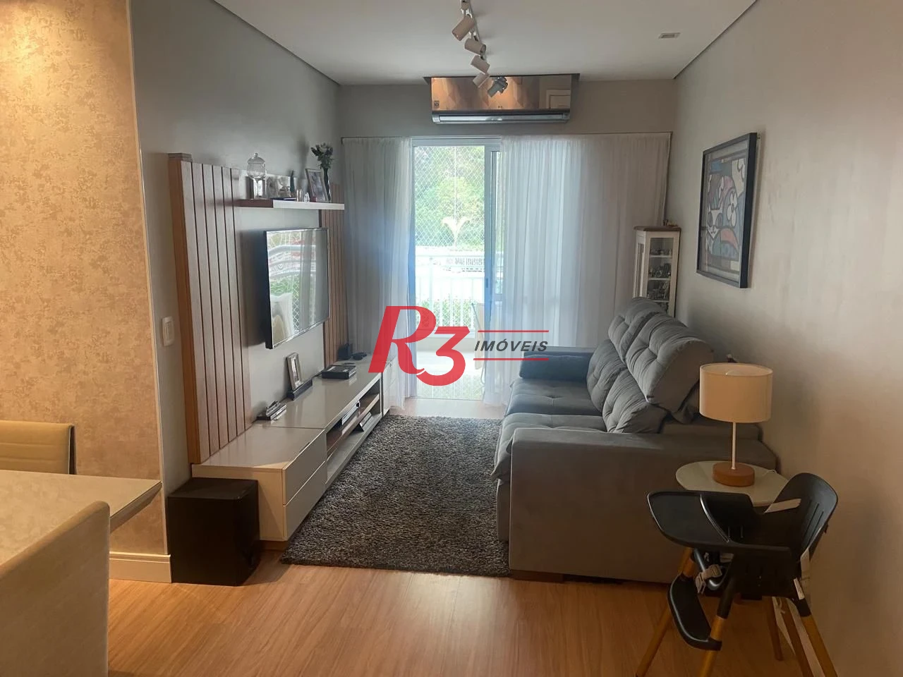 Apartamento com 3 dormitórios à venda, 84 m² por R$ 745.000,00 - Marapé - Santos/SP