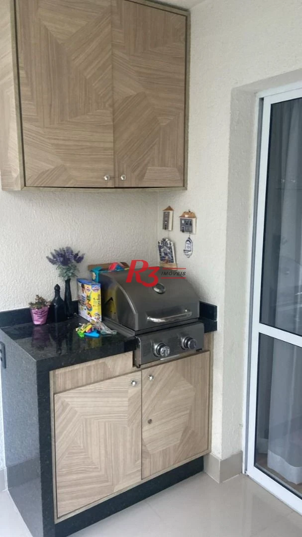 Apartamento com 3 dormitórios à venda, 84 m² por R$ 745.000,00 - Marapé - Santos/SP
