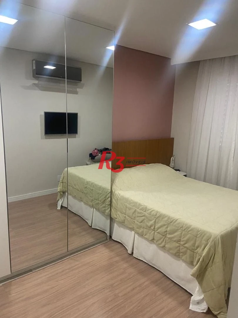 Apartamento com 3 dormitórios à venda, 84 m² por R$ 745.000,00 - Marapé - Santos/SP