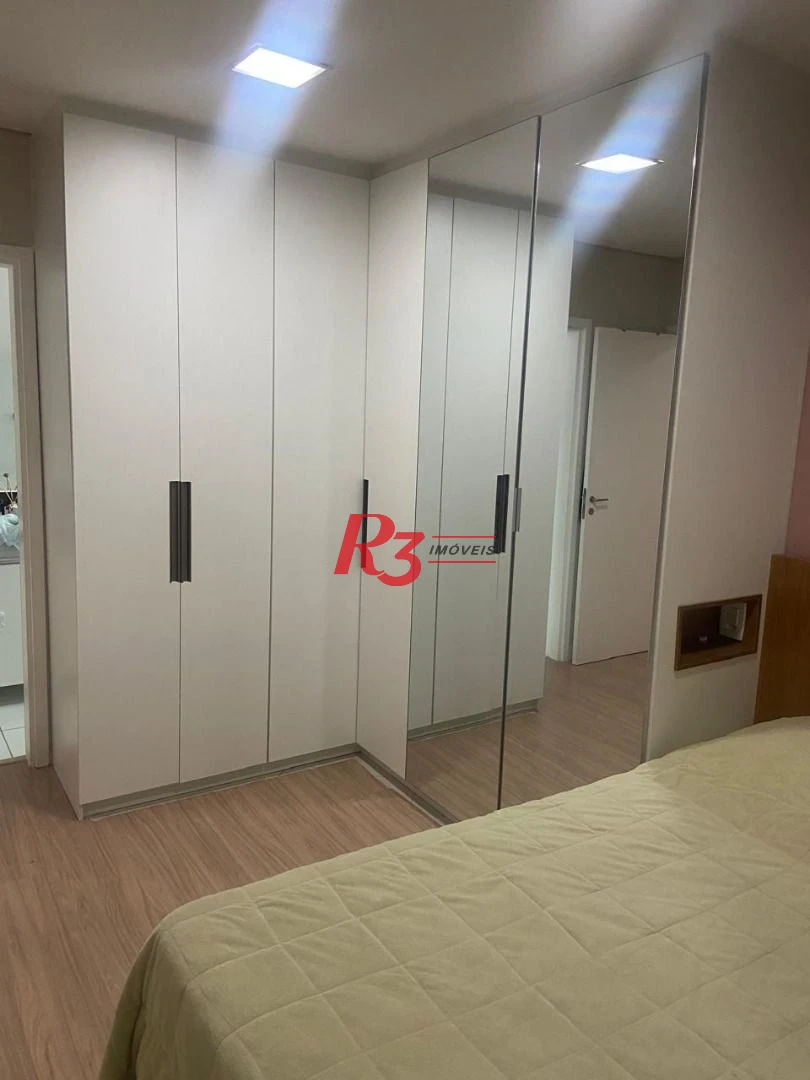 Apartamento com 3 dormitórios à venda, 84 m² por R$ 745.000,00 - Marapé - Santos/SP