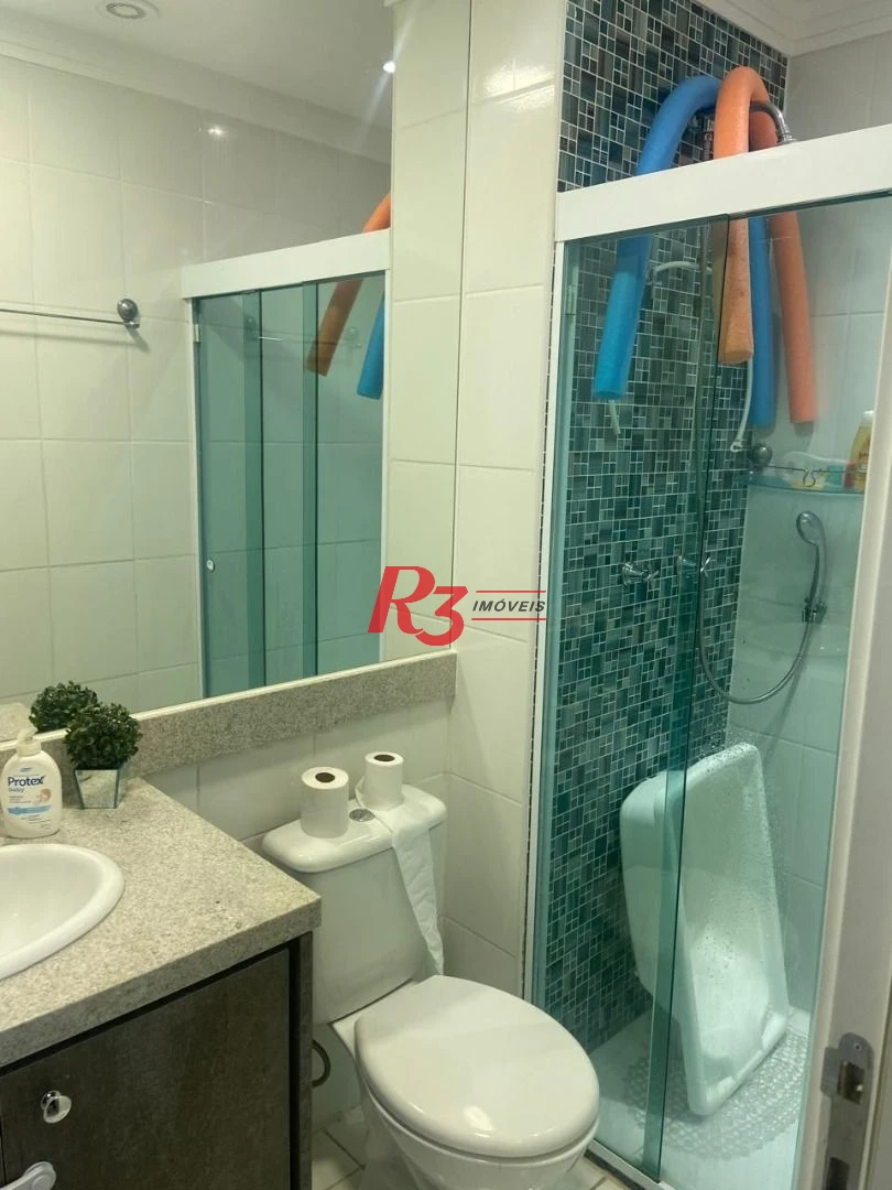 Apartamento com 3 dormitórios à venda, 84 m² por R$ 745.000,00 - Marapé - Santos/SP