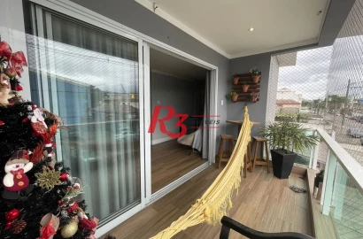 Casa com 3 dormitórios à venda, 117 m² por R$ 950.000,00 - Estuário - Santos/SP
