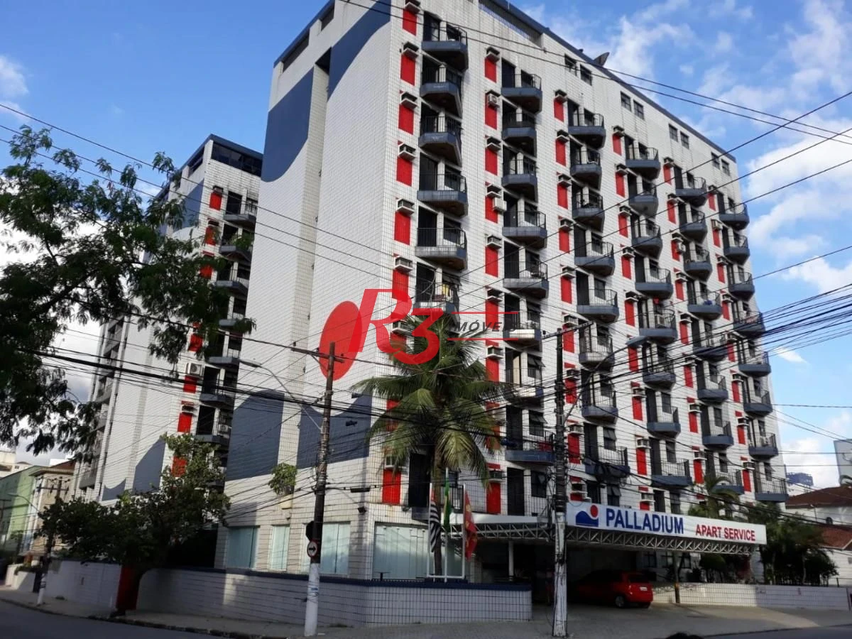 Flat com 1 dormitório à venda, 36 m² por R$ 266.000,00 - Centro - São Vicente/SP