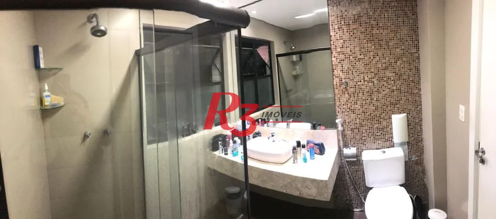 Flat com 1 dormitório à venda, 36 m² por R$ 266.000,00 - Centro - São Vicente/SP