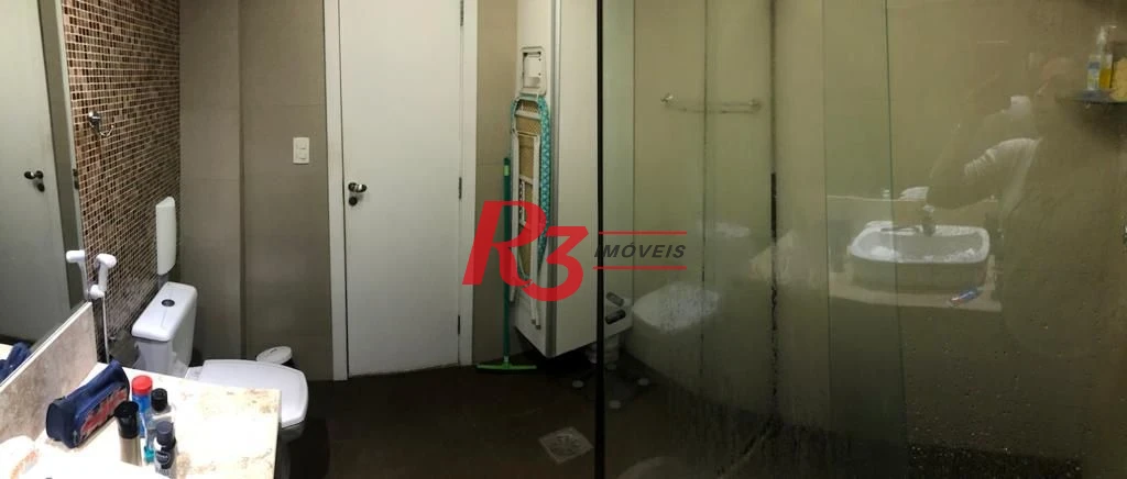 Flat com 1 dormitório à venda, 36 m² por R$ 266.000,00 - Centro - São Vicente/SP
