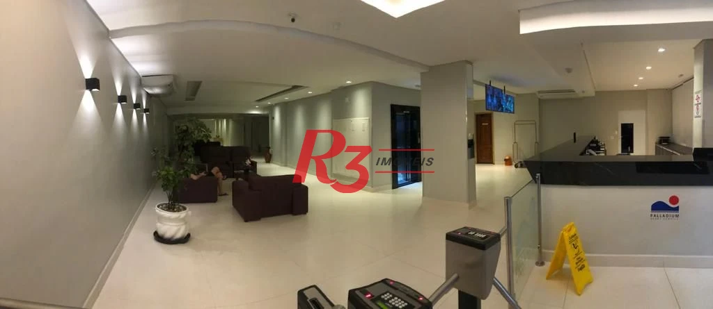 Flat com 1 dormitório à venda, 36 m² por R$ 266.000,00 - Centro - São Vicente/SP