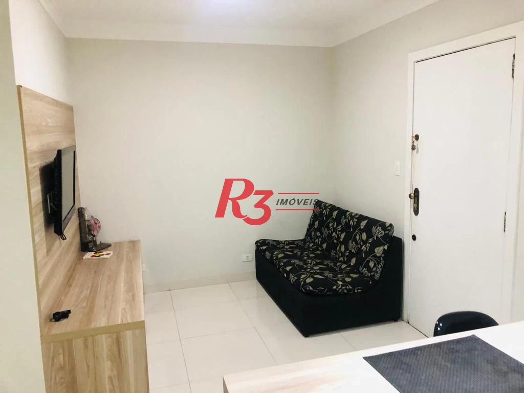 Flat com 1 dormitório à venda, 36 m² por R$ 266.000,00 - Centro - São Vicente/SP