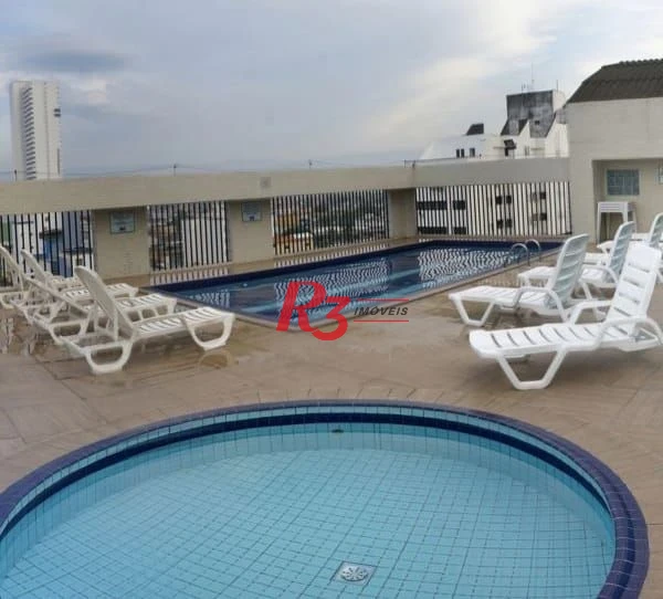 Flat com 1 dormitório à venda, 36 m² por R$ 266.000,00 - Centro - São Vicente/SP