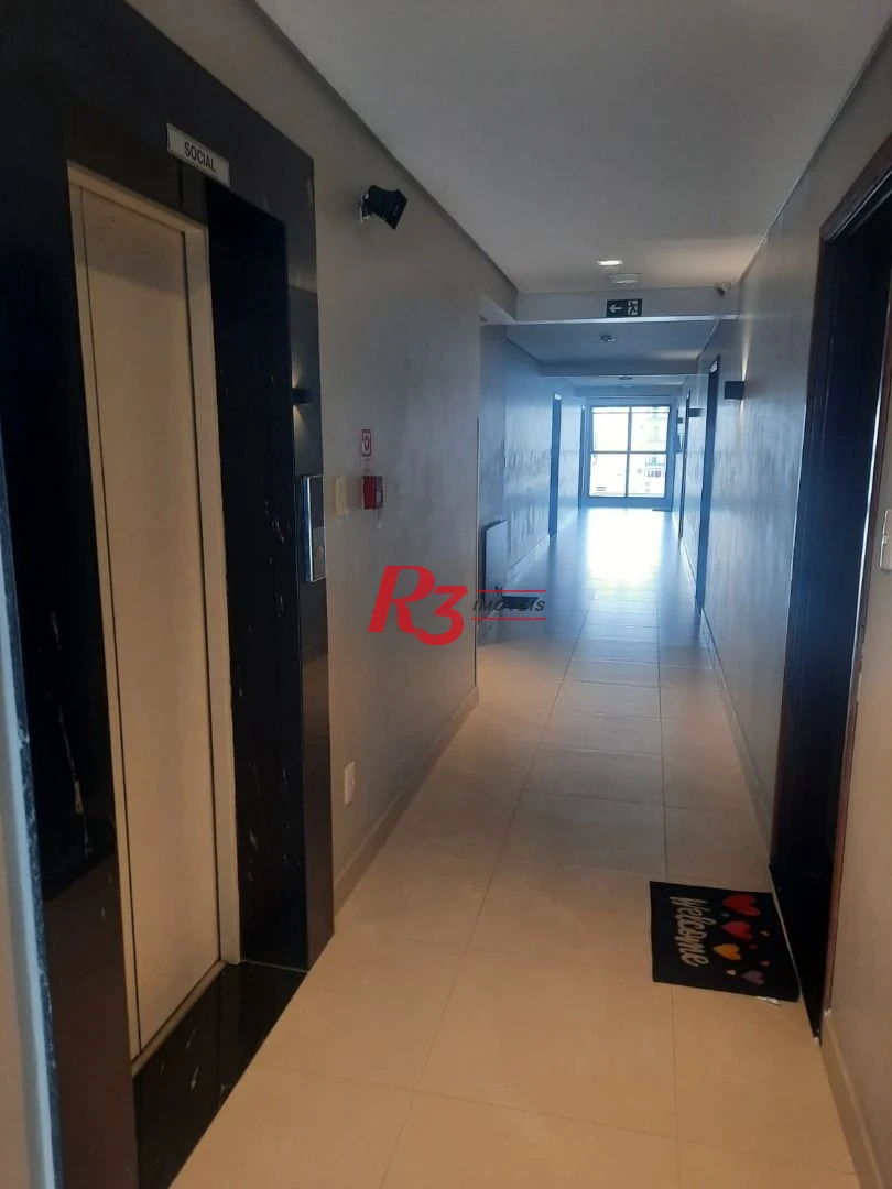 Flat com 1 dormitório à venda, 36 m² por R$ 266.000,00 - Centro - São Vicente/SP