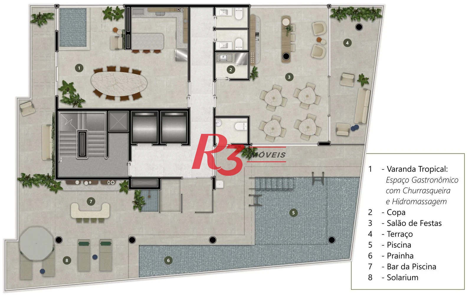 Apartamento à venda, 145 m² por R$ 2.550.000,00 - Ponta da Praia - Santos/SP