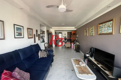 Apartamento à venda, 126 m² por R$ 855.000,00 - Aparecida - Santos/SP